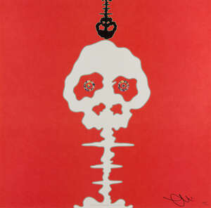 
	
		Takashi Murakami, 
		Japanese b.1962- 
		 
		RED-TIME, 2008; 
		 
		offset lithographs...