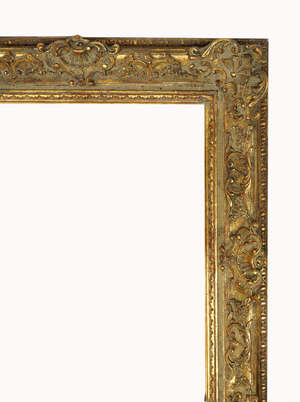 
	
		A Gilded Composition Louis XIV Style Frame, early 20th century, with cavetto sight,...