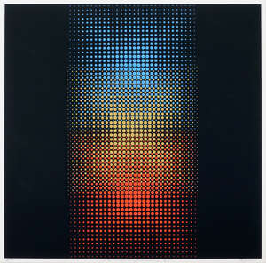 
	
		Almir da Silva Mavignier,
		Brazilian b.1925-
		
		Punctum, 1965;
		 
		screenprint in...