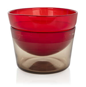
	
		Harri Koskinen (b.1970) for Venini, 
		 
		Cosmos vase, 2011, 
		Red and smokey glass,...