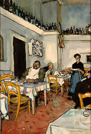 
	
		Steven Spurrier RA RBA ROI NS PS, 
		British 1878-1961 - 
		 
		Study for 'Little...