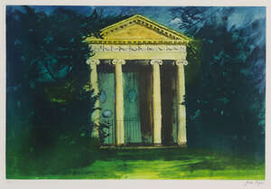 
	
		John Piper CH,
		British 1903-1992-
		 
		Temple of Diana [Levinson 408], 1988;
		 
		