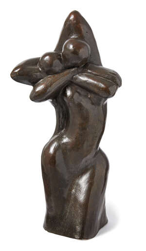 
	
		Premalya Singh (Indian, 1929-2017), Geet Govinda II, 1989, bronze sculpture, 53.3cm....