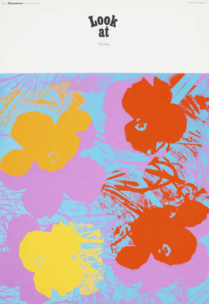 
	
		Andy Warhol, 
		American 1928-1987-
		 
		Look at Warhol, October 1970; 
		 
		