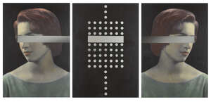 Samira Alikhanzadeh (Iranian, b. 1967)
#4 From the Passage of Time Series
triptych, acrylic and...
