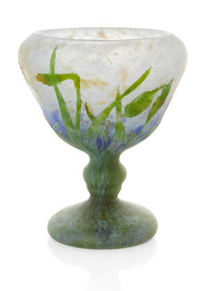 
	
		Daum, 
		 
		Daffodil vase, circa 1910, 
		Cameo glass, 
		Wheel-cut 'Daum Nancy'...