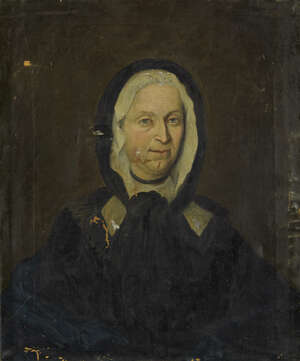 
	
		French School, 
		late 17th century- 
		 
		Portrait of a lady, traditionally held to...