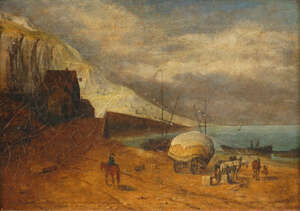 
	
		Von G Bingdmann, 
		German Provincial school, early 19th century- 
		 
		Coastal scene;...