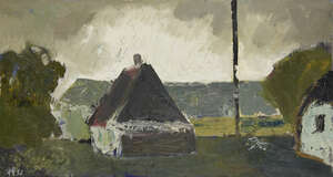 
	
		William Hansen, 
		Danish 1909-1991 - 
		 
		First Light, 1956; 
		 
		oil on canvas,...