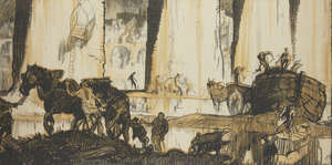 
	
		After Sir Frank Brangwyn RA RWS RBA (British 1867-1956) 
		'Ship Builder' 
		Lithograph...