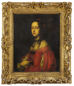 
	
		Circle of Pierfrancesco Cittadini, 
		Italian 16161681- 
		 
		Portrait of a lady,...