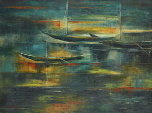 
	
		M. Bhaduri (India, 2002)
		 
		Untitled
		 
		 
		Oil on canvas
		 
		Signed and...