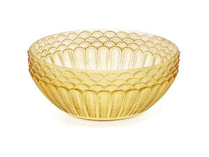 
	
		René Lalique (1860-1945), an amber glass bowl
		Jaffa No.2, No.3252, acid-etched R...