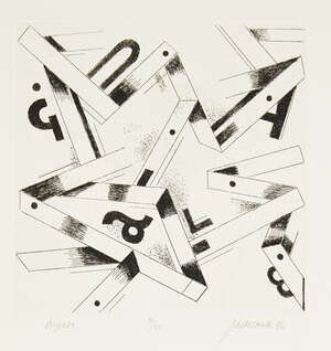 
	
		Jack Smith, 
		British 1928-2011- 
		 
		Angela, 1994; 
		 
		etching on wove, signed,...