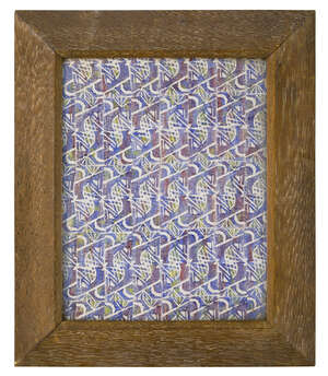 
	
		Attributed to D Surth, a printed Fabric design
		Dated in pen on reverse 1936 and...