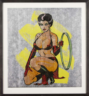 
	
		Allen Jones RA,
		British b.1937-
		 
		Right Hand Woman, 1972;
		 
		screenprint in...