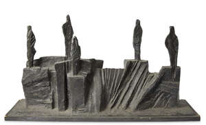 
	
		Geoffrey Harris,
		British 1928-2019-
		 
		Maquette for 'Headland', c. 1962;
		 
		