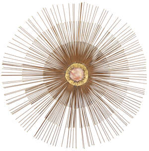 
	
		Curtis Jere Attributed, a copper and patinated 'Sunburst' wall sculpture,
		c.1970,
		