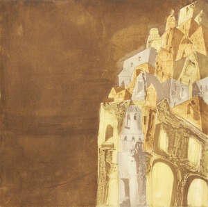 
	
		Evelyn Egan, Irish/German, late 20th/early 21st century- North African scene, c. 2001;...