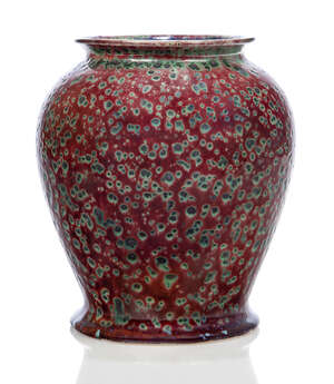 
	
		Cobridge Pottery (British), a globular vase 
		c.2000, impressed marks to base and...