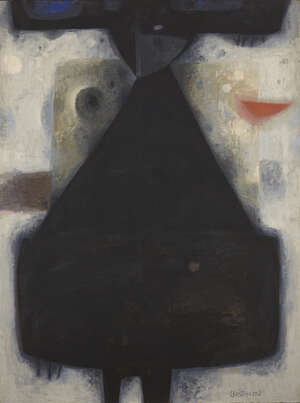 
	
		John Christoforou, 
		British /Greek 1921-2014- 
		 
		 Victor, c.1960; 
		 
		oil on...