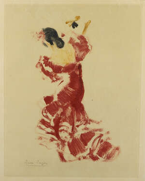 
	
		After Roc Riera Rojas, 
		Spanish 1913-1992- 
		Flamenco dancers; 
		collotypes...