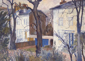
	
		Fyffe Christie, 
		British 1918-1979- 
		Blackheath park, Winter, 1976; 
		oil on canvas,...