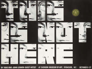 
	
		John Lennon MBE & Yoko Ono, 
		British 1940-1980 & Japanese b.1933- 
		 
		This Is Not...