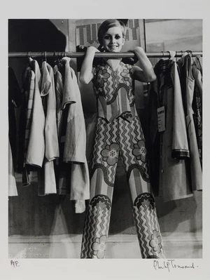 Philip Townsend,&nbsp;British 1940-2016,&nbsp;Twiggy;&nbsp;silver gelatin print,&nbsp;embossed with artist's...