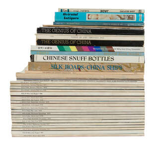 A collection of thirty-nine Chinese and Japanese art reference...