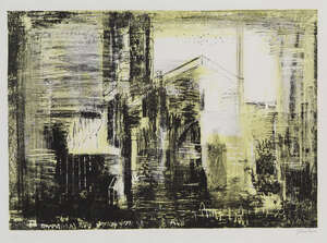 
	
		John Piper CH,
		British 1903-1992-
		 
		Fotheringhay, Northamptonshire: Medieval...
