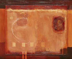 
	
		Mark Spain, 
		British b.1962- 
		Untitled; 
		mixed media on board, signed, 50 x 59cm...