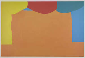 
	
		Gary Hume RA,
		British b.1962-
		 
		Curtains, 2020;
		 
		digital print in colours on...