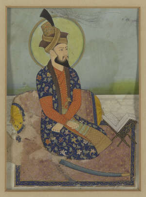 PROPERTY FROM AN IMPORTANT PRIVATE COLLECTION
A portrait of the Mughal Emperor Humayun...
