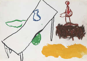 
	
		Roger Hilton,  
		British 19111975 - 
		&nbsp;
		Untitled, 1973; 
		&nbsp;
		Charcoal, pastel and...