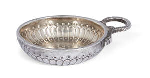
	
		An 18th century French silver wine taster, Paris, c.1772, maker's mark indistinct, of...