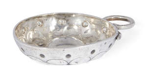 
	
		An 18th century French silver wine taster, Paris, c.1789, maker's mark indistinct, of...