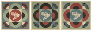 
	
		Shepard Fairey, 
		American b.1970- 
		 
		Geometric Dove, 2021; 
		 
		the complete...