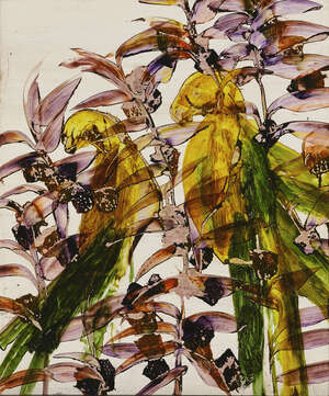 
	
		Sir Sidney Nolan OM AC RA, 
		Australian, 1917-1992- 
		 
		Tropical birds, circa 1969;...