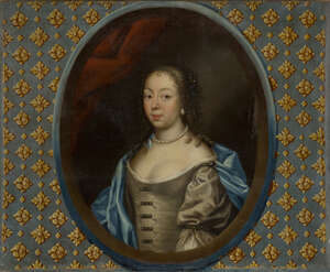 Manner of Sir Anthony Van Dyck, 
late 18th / early 19th century- 
Portrait of Queen Henrietta...