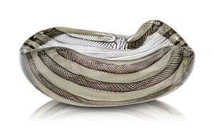 
	
		Archimede Seguso (1909-1999) attributed, a zanfirico bowl  
		c. mid 20th century,...