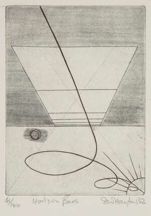 
	
		Stanley William Hayter CBE, 
		British 1901-1988-
		 
		Horizon Bars [Black & Moorhead...