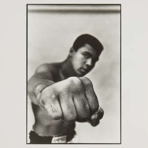 
	
		Thomas Hoepker, 
		German b.1936- 
		 
		Muhammad Ali, boxing world heavyweight...