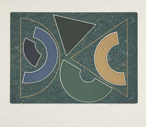 
	
		Gordon House,
		British 1932-2004-
		 
		Slate and Dark Green, 1980;
		 
		two...