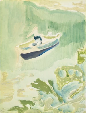 Peter Doig,&nbsp;British b.1959-&nbsp;Cyril's Bay, 2008;&nbsp;gicl&eacute;e print in colours with screenprinted varnish on...
