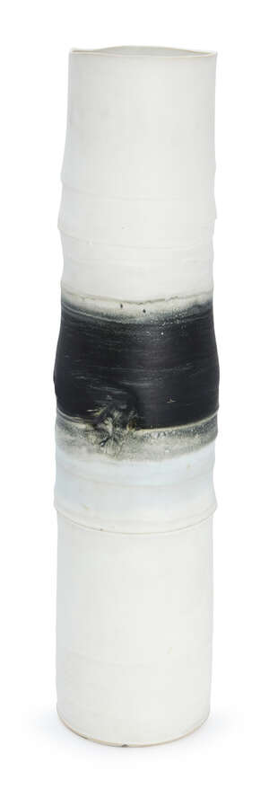 
	
		Kyra Cane (British), 'Tall Vessel I'
		c.late 20th century, signed and labelled to...