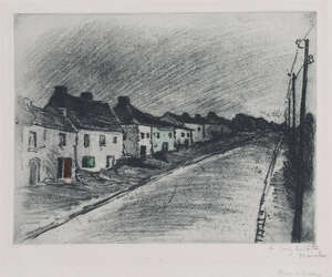 
	
		Théophile Alexandre Steinlen,
		French/Swiss 1859-1923-
		 
		Route Traversant un...
