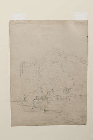 
	
		William Callow RWS, 
		British 1812-1908- 
		 
		Marbach Castle, Germany, and...