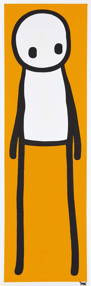 
	
		Stik, 
		British b.1985- 
		 
		Standing Figure (Orange), 2015; 
		 
		offset lithograph...