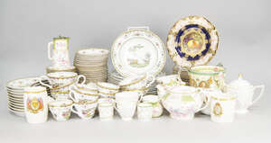 
	
		A Spode Chelsea pattern part dinner service, to comprise thirteen plates, ten crescent...
